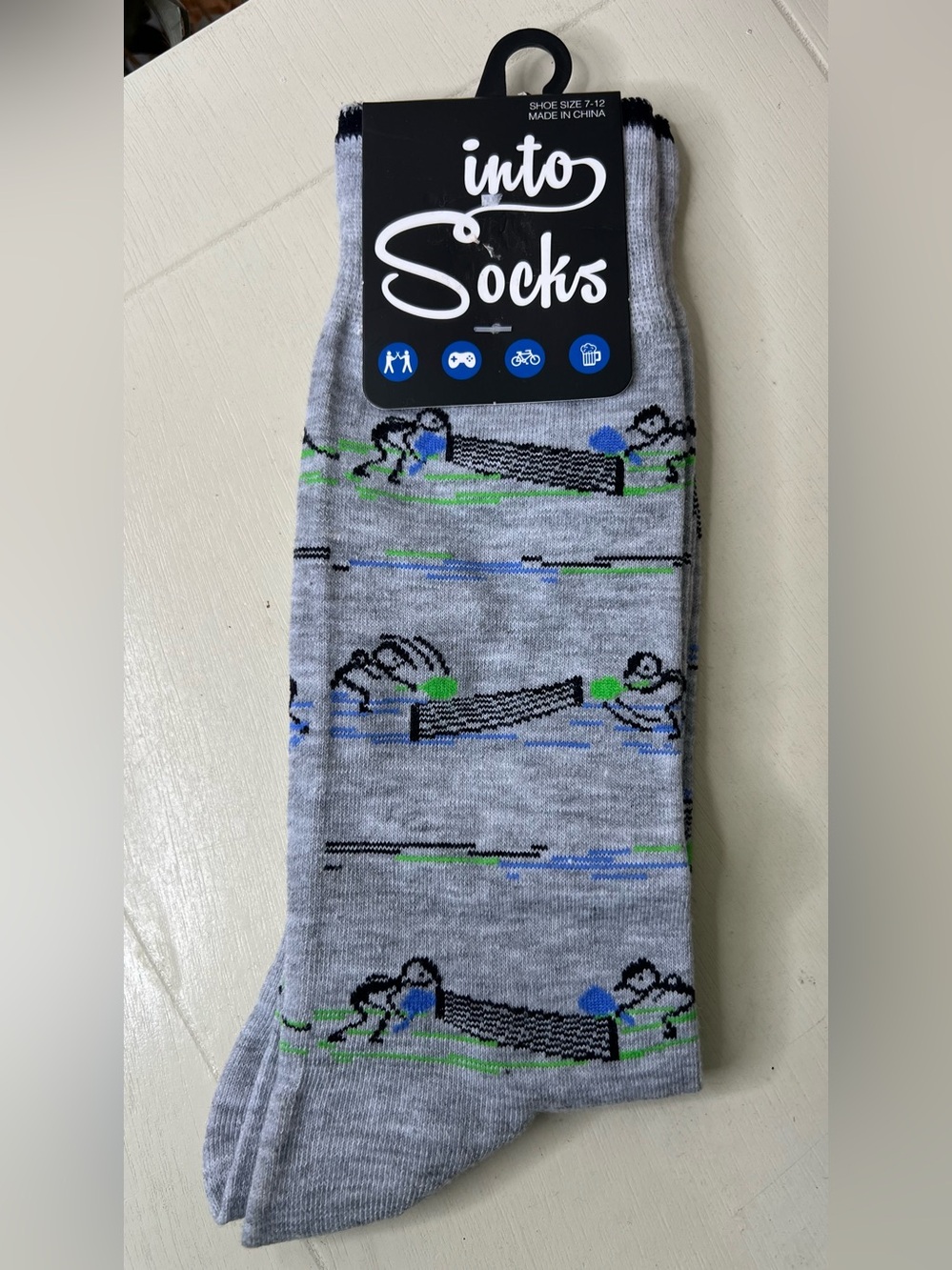 Brand New-Into Socks Pickleball/Tennis Crew Socks